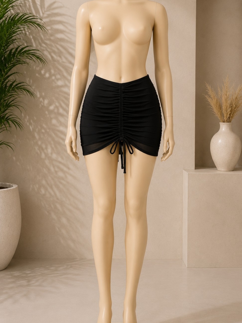 Island Baddie Ruched Swimsuit Coverup